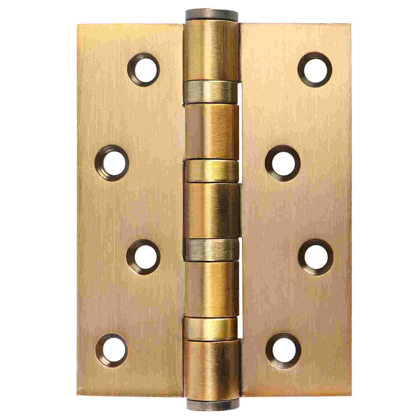1pc Stainless Steel Flat Hinge Thickened Flat Hinge Hinge Golden