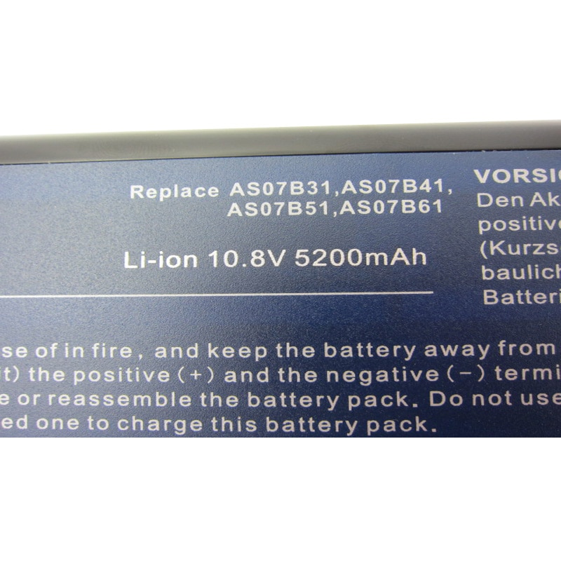 HSW Laptop Battery For Acer Aspire 5520 5720 5920 6920 6920G 7520 7720 7720G 7720Z AS07B31 AS07B41 AS07B42 AS07B72 CONIS72