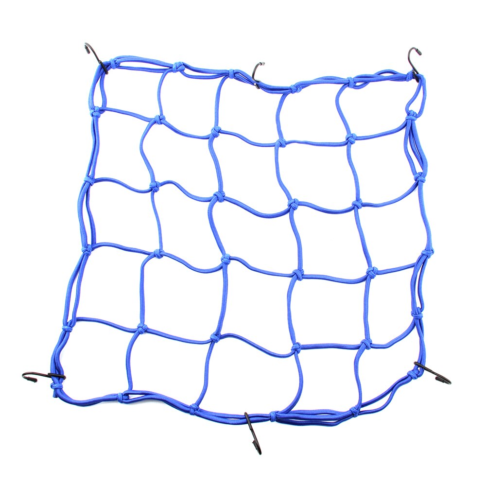 40*40cm kraftig elastisk motorsykkel bagasjenett nettingramme motorsykkelveske motorsykkeltilbehør justerbart moto bagasjenett