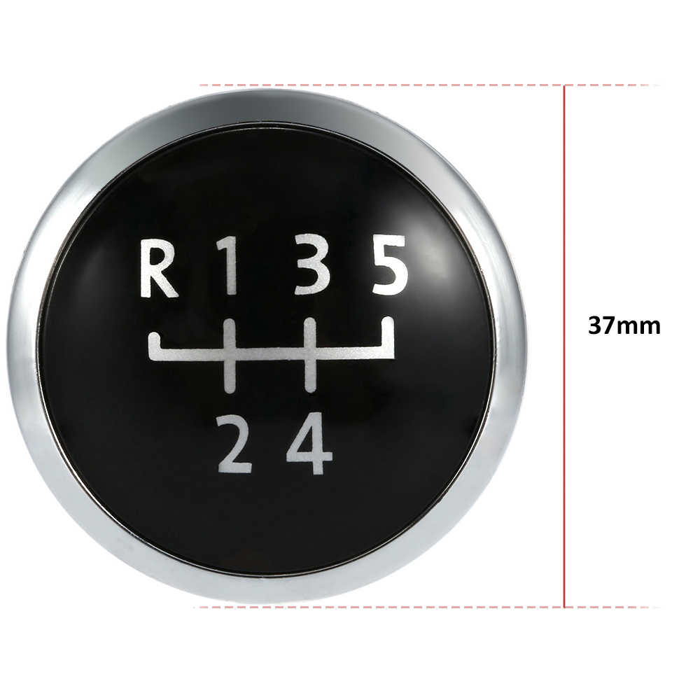 KKMOON 5/6 Speed Replacement Gear Shift Knob Badge Emblem Cap Knob Cover Case for VW T5 Transporter 2003