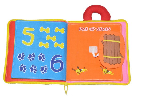 3 patronen voor de vroege cognitieve ontwikkeling van baby's, mijn rustige boek, baby welterusten, stoffen boeken, educatieve activiteitenboeken