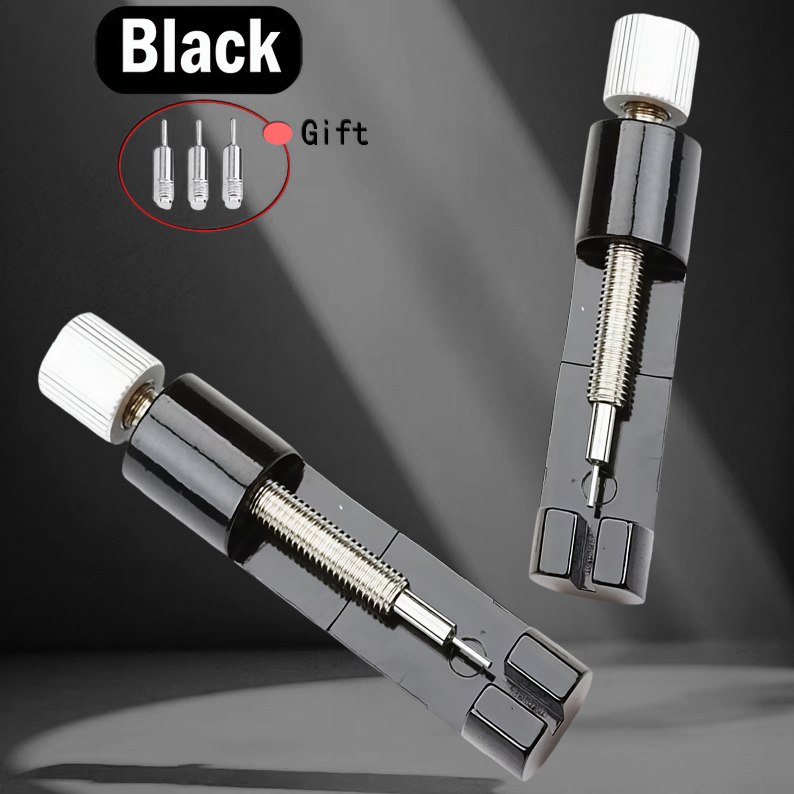 Reparationsverktyg för metallur, justeringsverktyg för klockarmband med klockstift, verktyg för armbandslänkstift, lösningsmedel lätt att ta bort, justering: Guld-