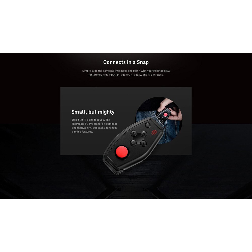 Étui de Protection de poignée pour console RedMagic 5G, étui Original pour manette de jeu Nubia Red Magic 5G