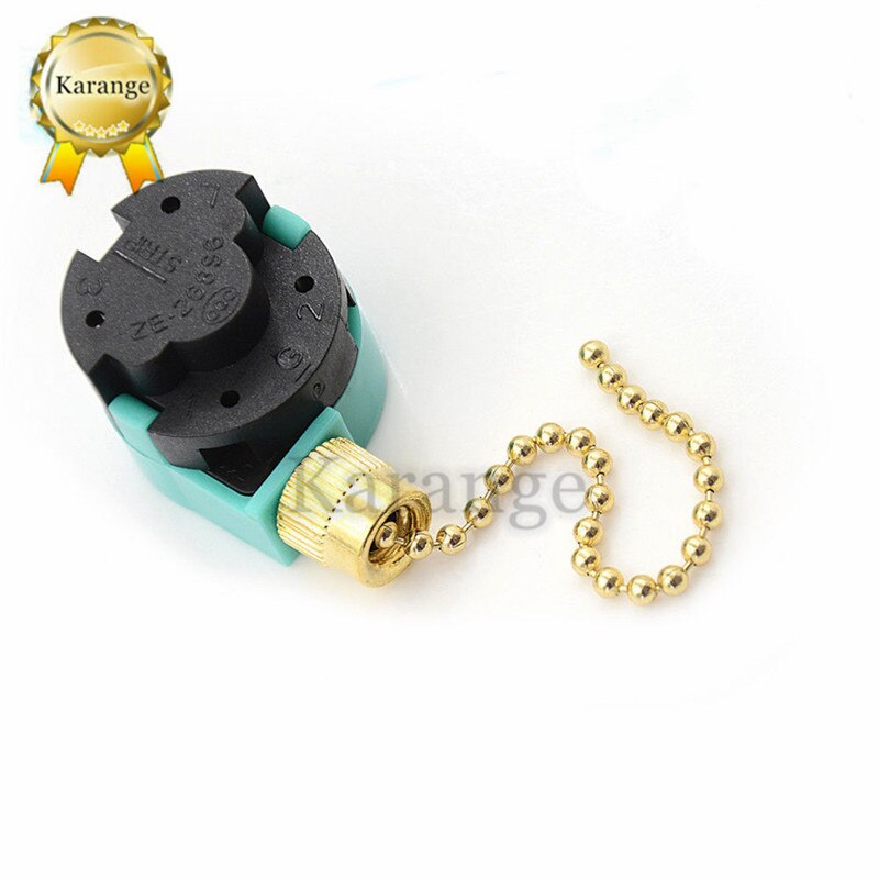 Ceiling Fan Switch 3 Speed Zing Ear 360 degree ZE-268S6 Hunter SW-A09 Green 3.7x2.7x2.3cm