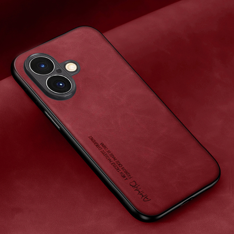 Eenvoudig patroon Zachte lederen hoes voor Apple Iphone 17 Pro Max TPU Siliconen bumperhoes voor Apple Iphone 17 Air Case