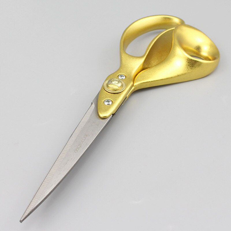9" Stainless Steel Sewing Scissors Tailor Scissors for Fabric Cutting Dressmaker Scissor Tools for Sewing Shears: Gold