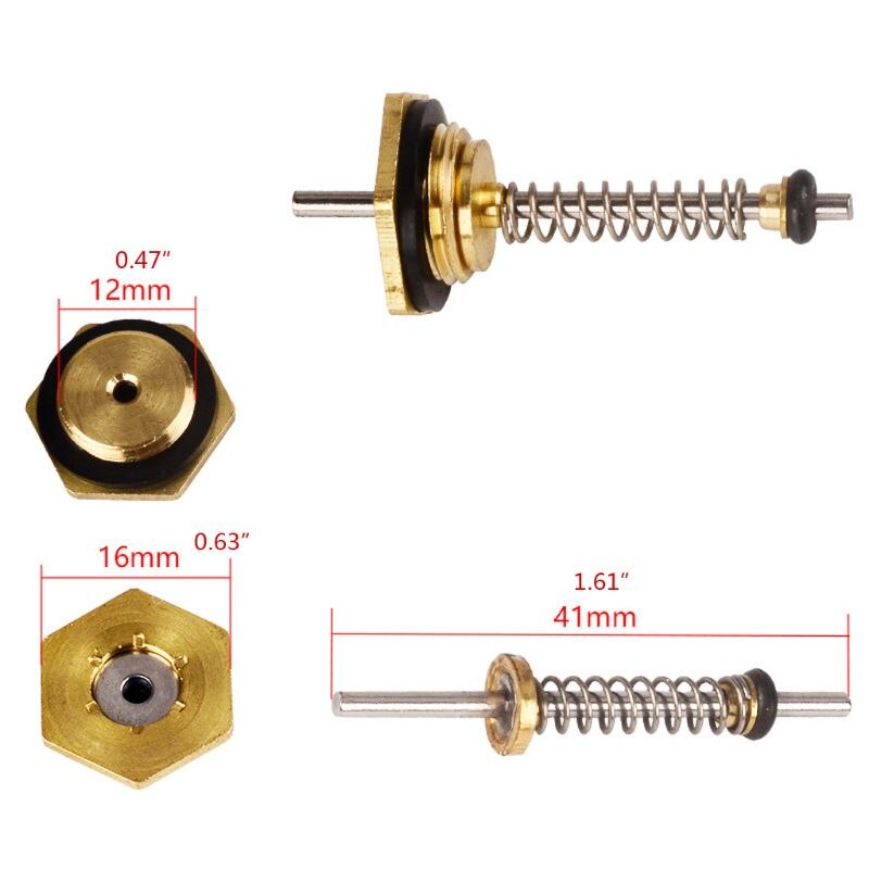 Válvula de enlace de agua de caldera de Gas 10 Uds. Dedal de 10mm/12mm de longitud de para piezas de electrodomésticos de válvula de calentador de agua GLP
