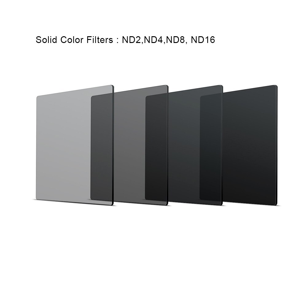 Filtre carré polychrome gris gradué ND2 ND4 ND8 ND16 filtre à densité neutre pour Kit de filtre série Cokin P pour appareil photo reflex numérique