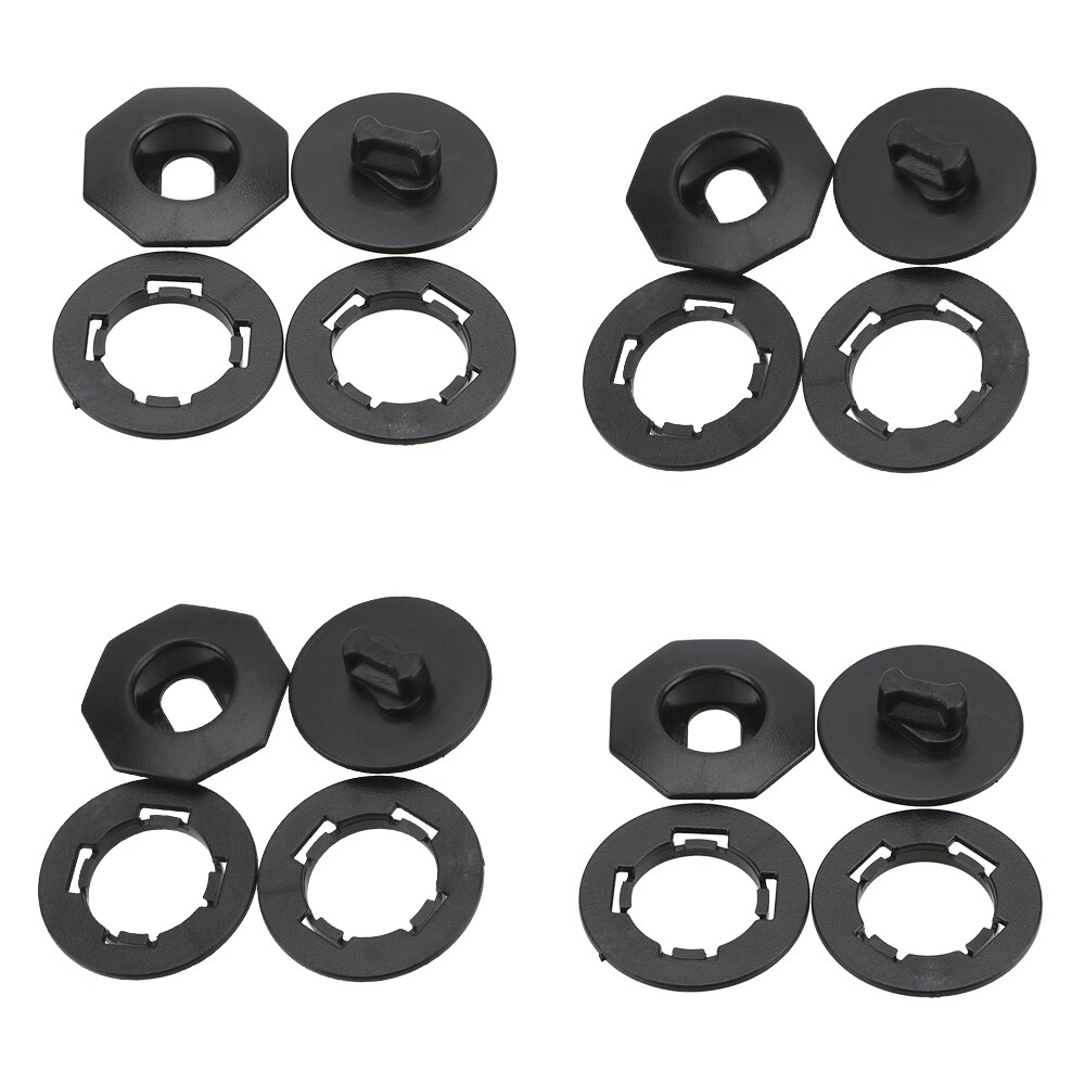 FORAUTO 4 Piece/Set Car Floor Mat Clips Auto Carpet Fixing Grips Clamps Auto Fastener Anti-Slip Holders Mat Buckle Universal
