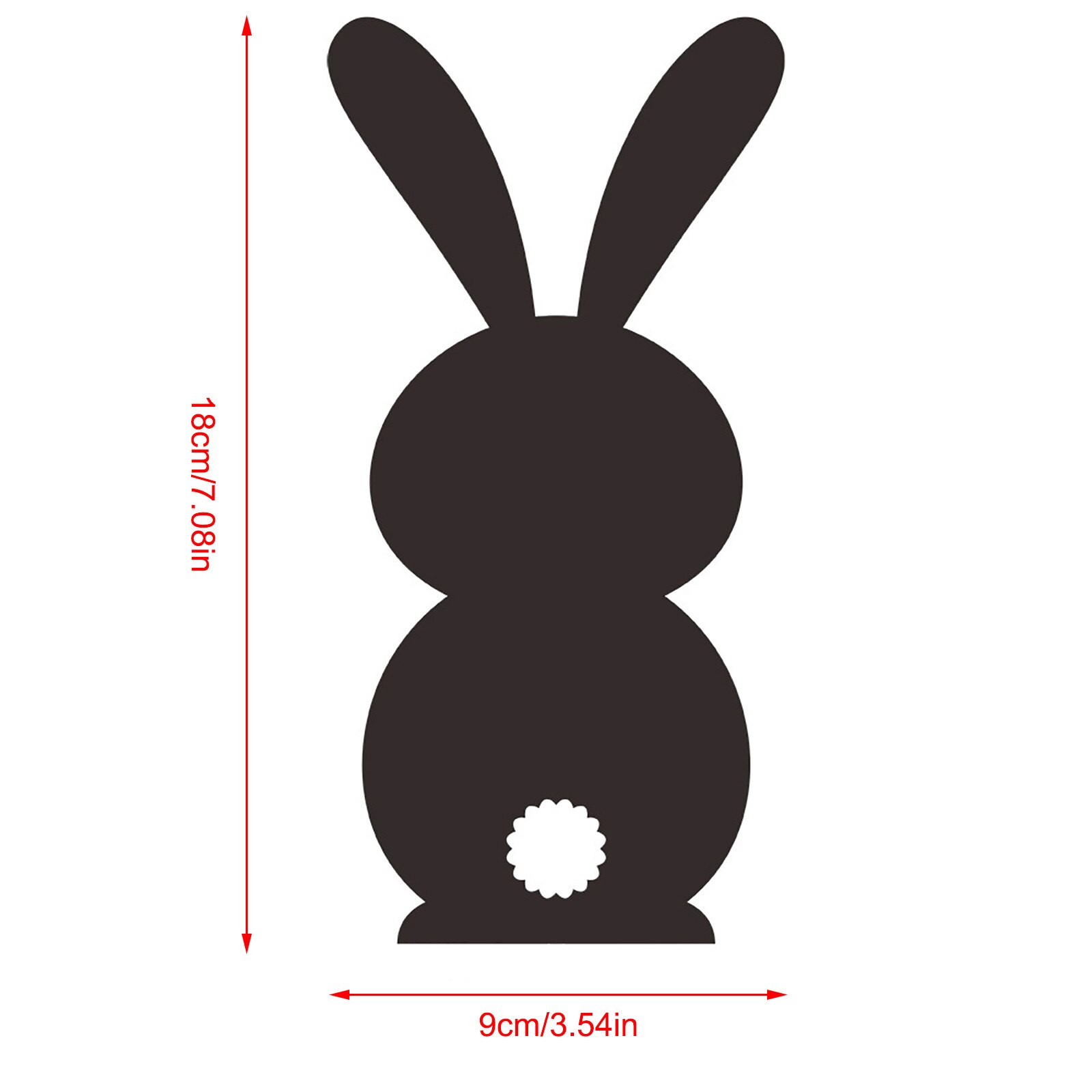 Diy Rubbit Bunny 3D Spiegel Muursticker Voor Woonkamer Art Home Decor Vinyl Decal Acryl Sticker Muurschildering Muur Decor pasen