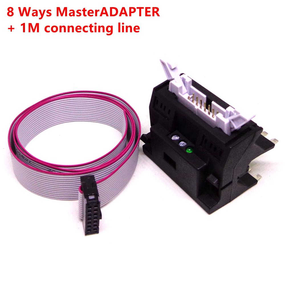 41f-1z-c2-1 hf41f 24-zs 12-zs 5v 12v 24v 230v 6a 1co slim/ssr reläfäste på skruvhylsa med led wafer-relä: 8- vägs masteradapter