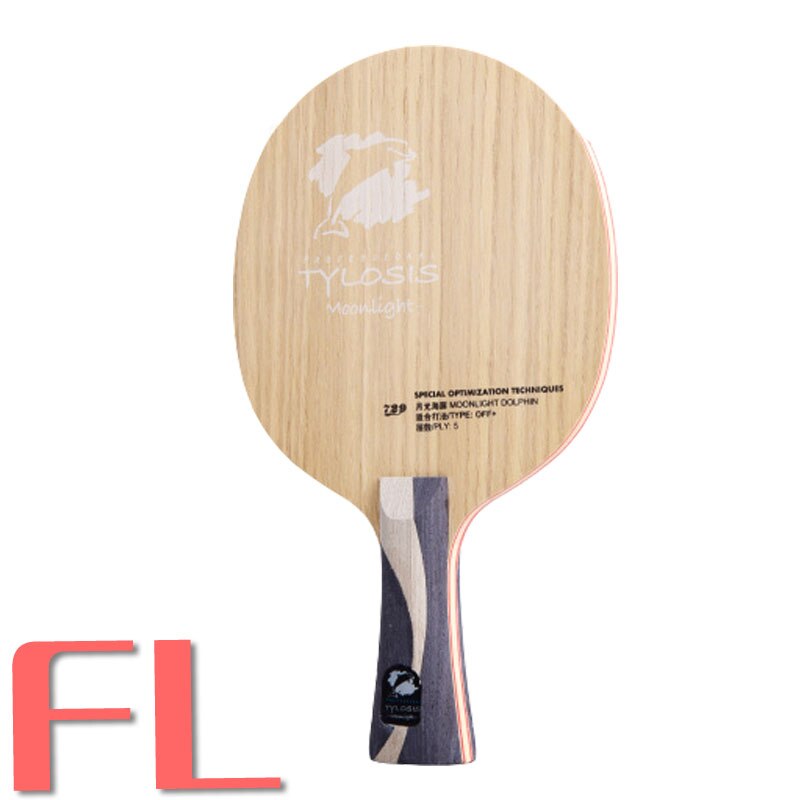 RITC 729 amistad Luz De Luna tilosis OFF + hoja de tenis de mesa para raqueta de ping pong: shakehand long FL