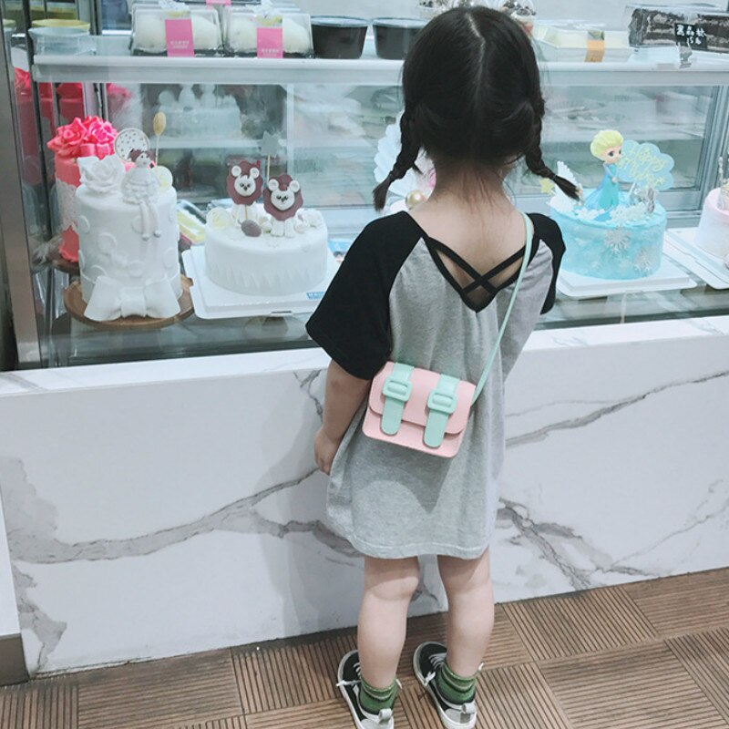 Korean Kids Mini Bag Purses Cute Little Girl Small Coin Wallet Pouch Bag Kawaii Toddler Girls Party Change Purse