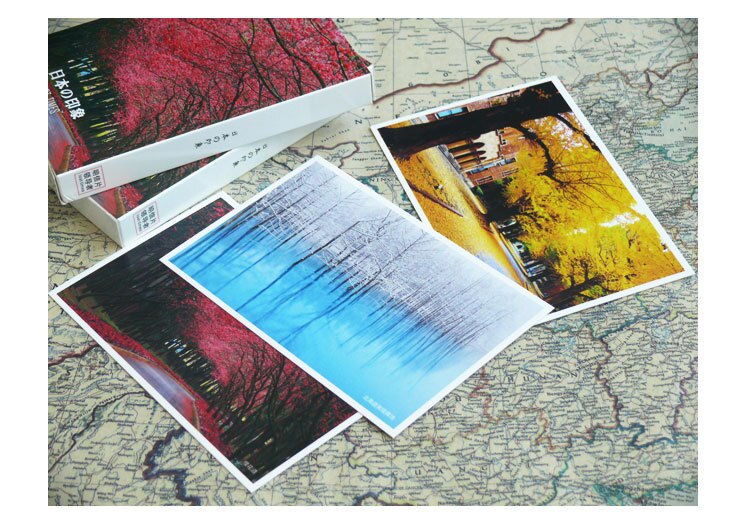 30 Sheets/Set Impression Of Japan Series Postcard/Greeting Card/Wish Card/Christmas and Year Cards