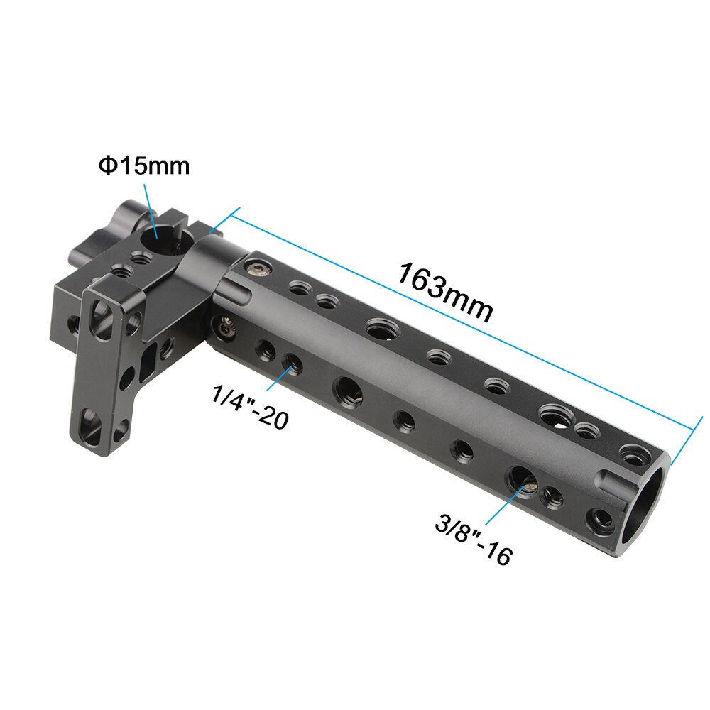 Poignée supérieure 1/4 3/8 support de levage à vis, alliage d&#39;aluminium pour Cage de caméra DSLR 5D2 GH4 Kit de stabilisateur vidéo: Type C
