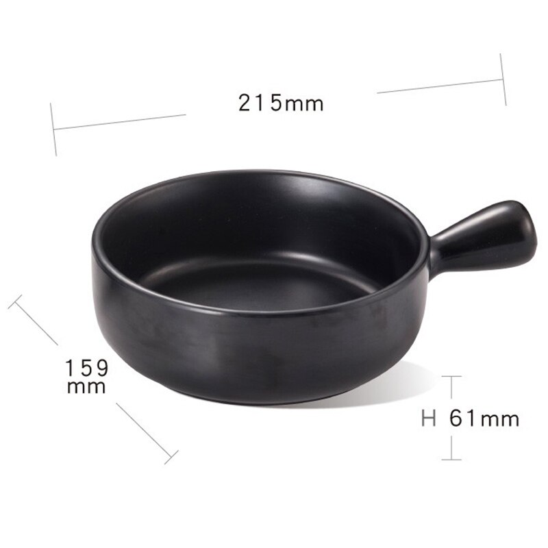 Imitation Porcelain Handle Pot Tableware Pot Spaghetti Pot Soup Pot Handle Pot Mother and Child Pot