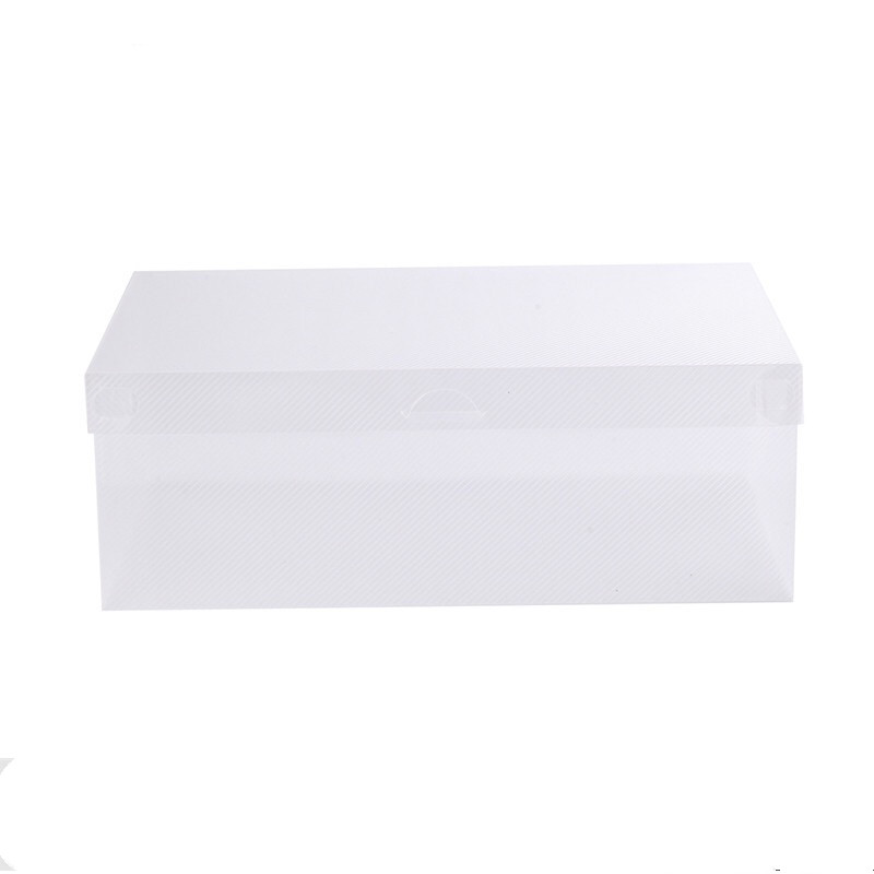 10 Stuks Plastic Shoe Box Transparant Clear Opbergdozen Opvouwbare Schoenen Case Houder Schoenen Organizer Cases Dozen