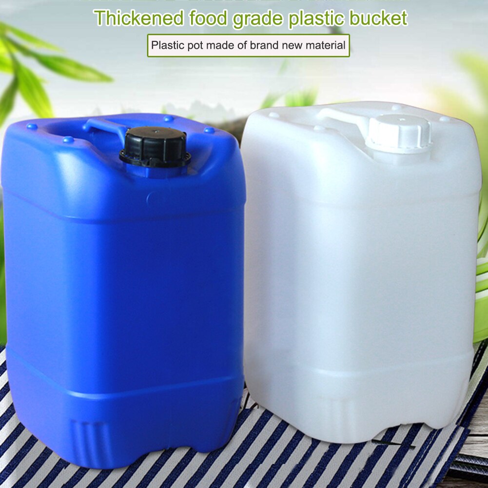 Food Grade Water Container Outdoor Camping Wandelen 10L Grote Capaciteit Water Emmer Wandelen Camping Water Tank Blauw/Wit Drinkware