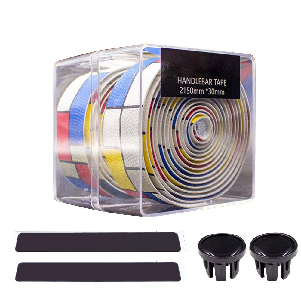 Fiets Anti-Slip Stuur Band Met Kleurverloop Fietsstuur Met Dode Snelheid Bandjes Fietsstuur Bescherming Riem: D