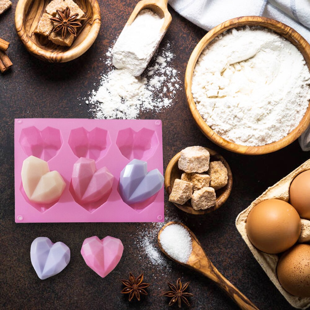 Multifunctional Food Grade Silicone Mold Circle Hole Honeycomb Cake Chocolate Soap Mold Mould For Frozen Microwave Oven