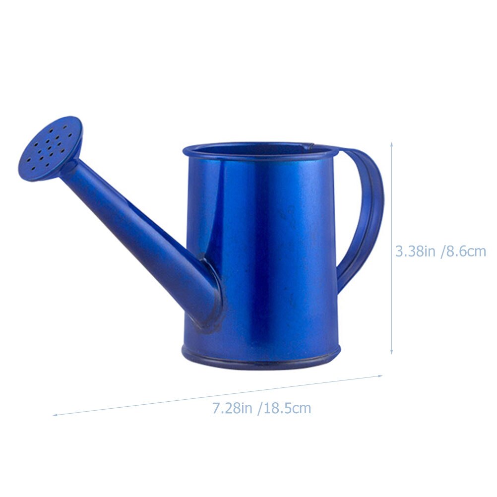 Pot Iron Watering Can Portable Watering Kettle Watering Pot Gardening Tool for Office Garden Balcony