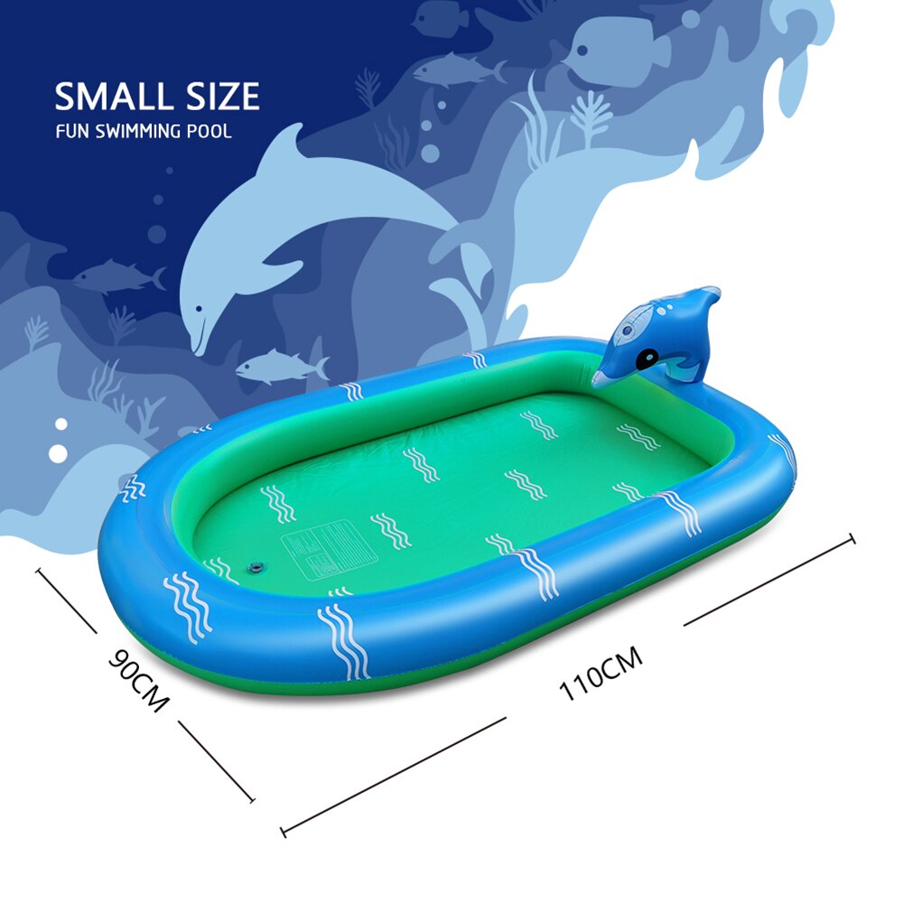 Small Inflatable Pool Mat Portable PVC Swiming Pool Water Play Mat Inflatabl... – Grandado