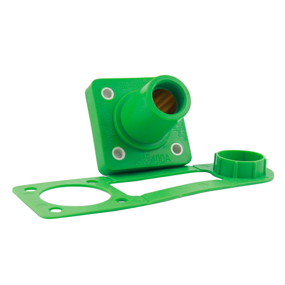 R-LOK 400A 3 Phase Single Pole Power Connector Compatible with Camlock: Green
