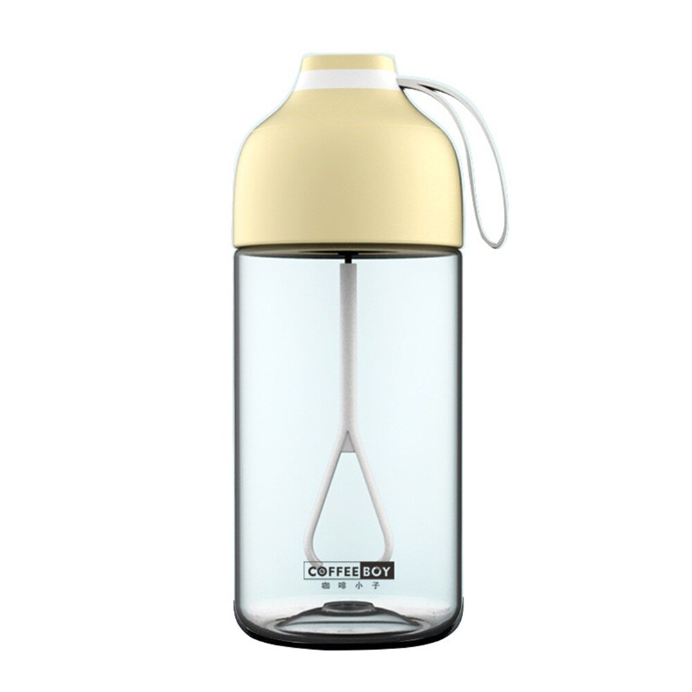 Tasse d'agitation électrique de 380ML, tasse à café en Tritan, à agitation magnétique, bouteille d'eau, ustensile de cuisine: YELLOW
