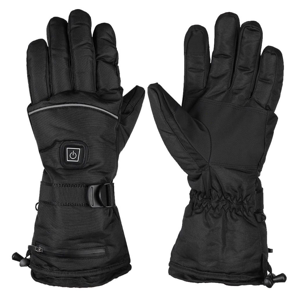 Elektrische Verwarmde Handschoenen Warmte Verwarming Gants Thermische Verstelbare Temperatuur Hand Warm Motorrijden Ski Handschoenen Thermische Guantes