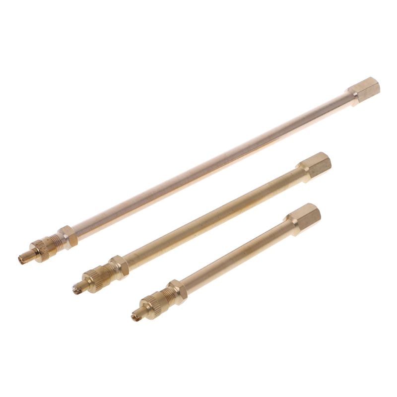 Bandventielsteel van messing, metalen ventielverlengstuk voor motor, vrachtwagen, motorfiets, auto, 100mm/ 140mm/150mm/200mm autoaccessoires
