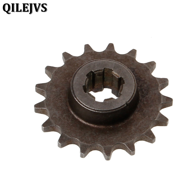 Qilejvs 47cc 49cc motorsykkel skitt sykkel  t8f 8mm 11 14 17 20 tann foran tannhjul kjede kjede tannhjul minimoto: 17