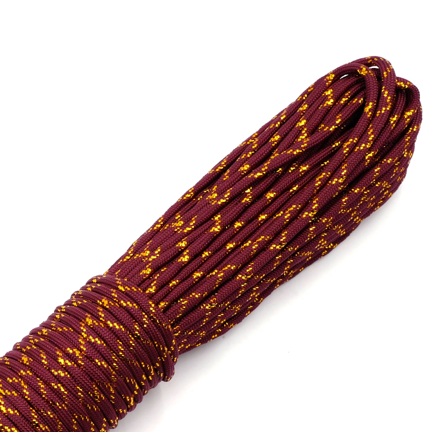 YOUGLE Metallic 550 Paracord Parachute Cord Lanyard with Sparkle Glitter Tracers for Wrap Decoration DIY Crafting