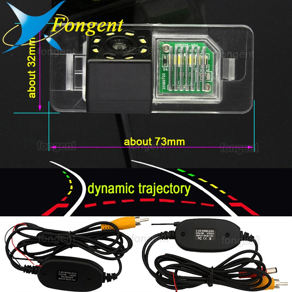 Caméra de recul Full HD AHD 1080P à lentille Fisheye, pour voiture BMW E38 E39 E46 E60 E61 E65 E66 E90 E91 E92 X3 X4 X5 X6