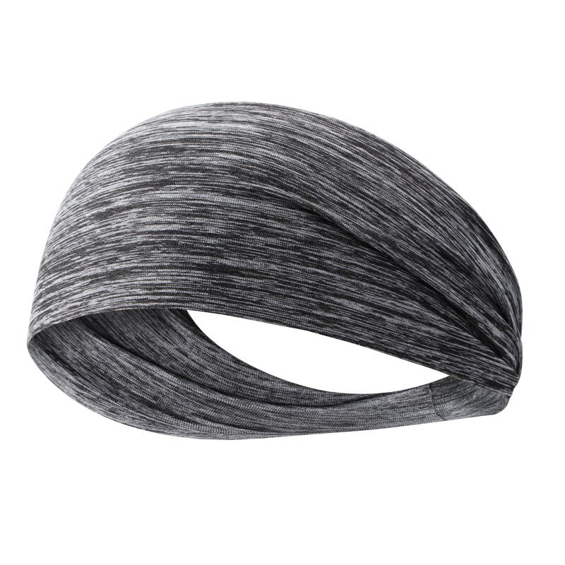 MCFK 1922 Radfahren Sport Kopftücher Läuft Schnell trocknend Stirnband Yoga Stirnband draussen Basketball Schweiß-saugfähig Stirnband: Hanf grau