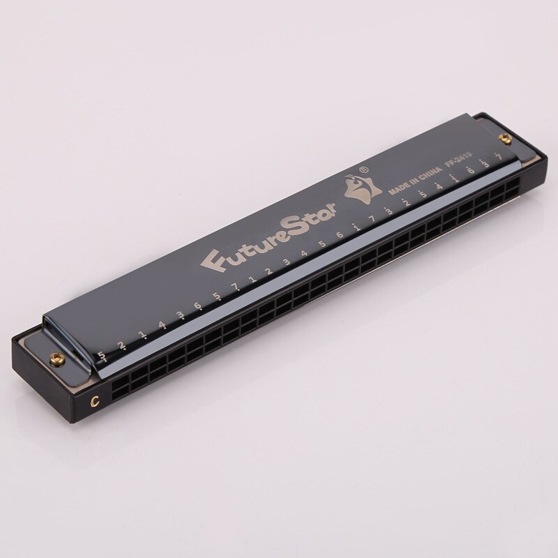 24 Hole C Tone Harmonica 4 Color