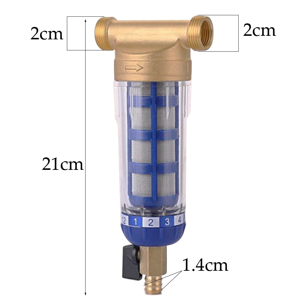 Home Water Purifier Pre-Filter Filtering Mesh Copper Kitchen Tap Faucet