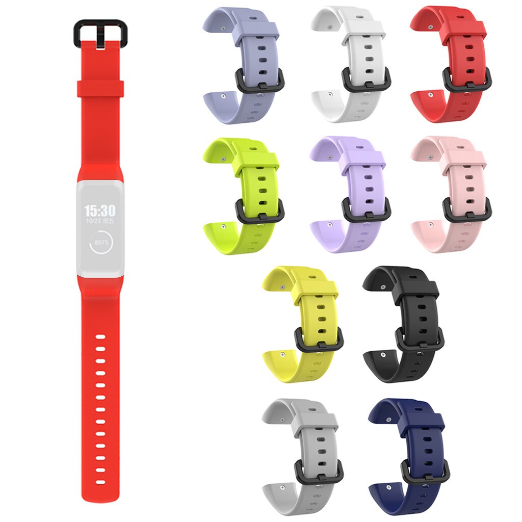 Sport Zachte Siliconen Punt Polsbandje Polsbandje Voor Xiaomi Amazfit C Of 2 Horloge Kleurrijke Polsband Smartwatchs Accessoires
