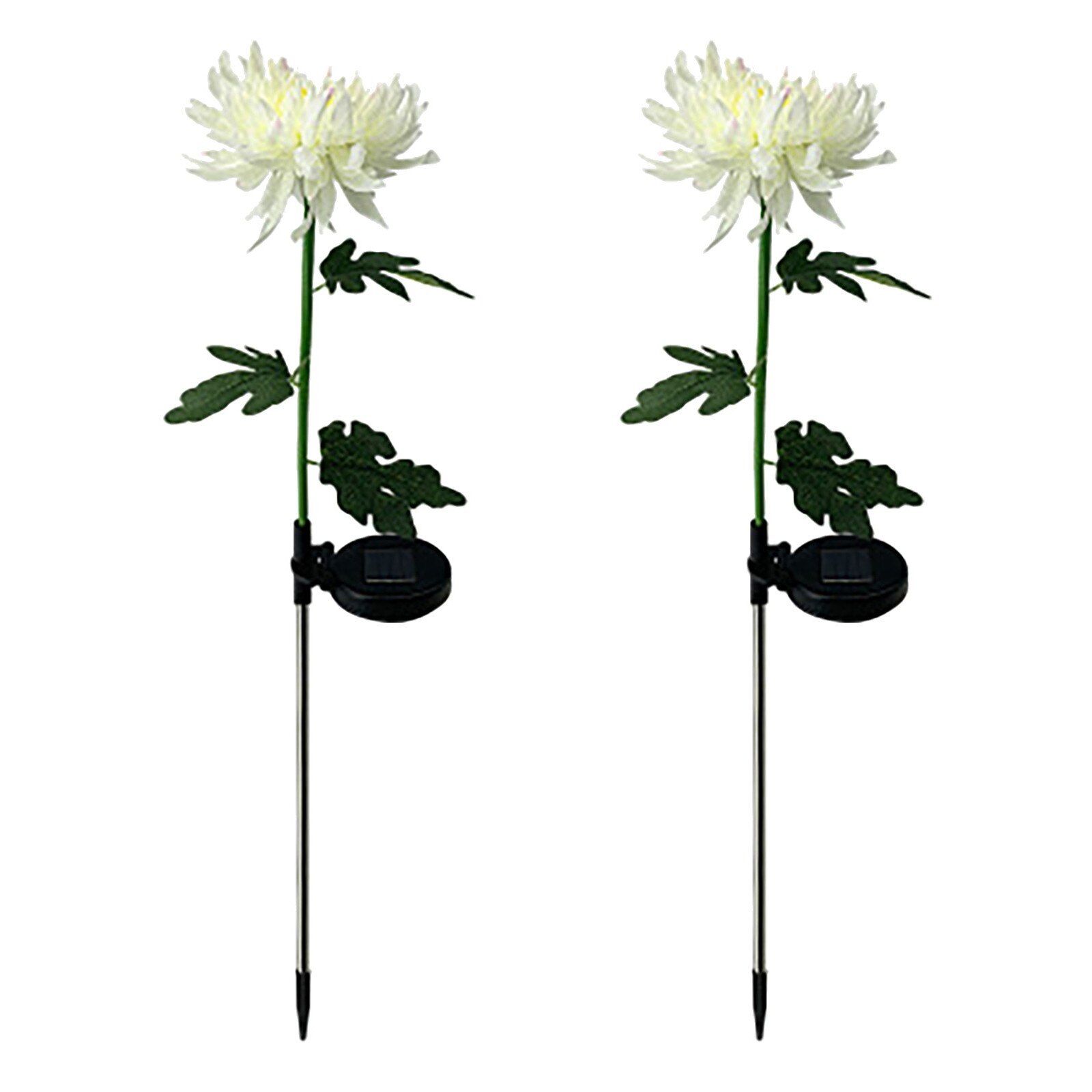 Led Solar Simulatie Bloem Licht Waterdicht Tuin Landschap Lamp Outdoor Gazon Lamp Thuis Decoratieve Bloem Verlichting: WH