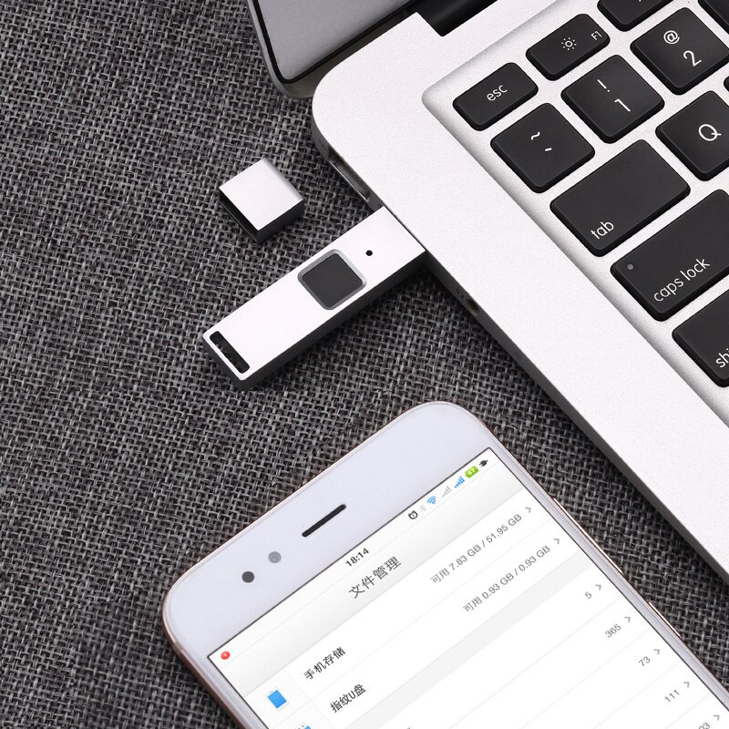 Memoria USB 3,0, pendrive de reconocimiento de huella dactilar, cifrado, 32GB, 64GB, 128GB, 256GB, compatible con android