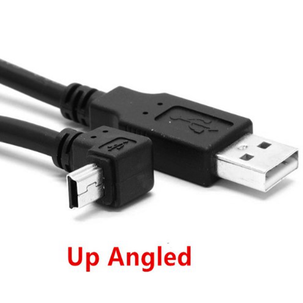 USB 2.0 Male to Mini USB B Type 5pin 90 Degree Up & Down & Left & Right Angled Male Data Cable 0.25m/0.5m/1.8m/5m: Up Angled / 0.25M