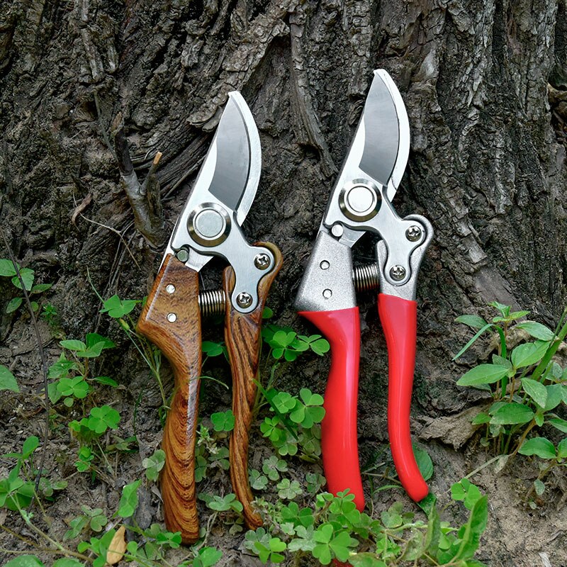 Garden Hand Pruner withSK5 Steel Blades Pruning Shear Garden Cutting Tools for Tree Trimmers Orchard Shears