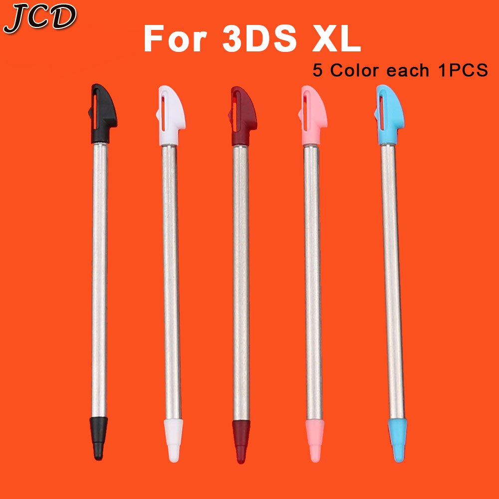 JCD Krótki Regulowany Rysik do Nintendo 3DS XL LL - Teleskopowy Długopis do NDSi NDSL: Dla 3DS XL
