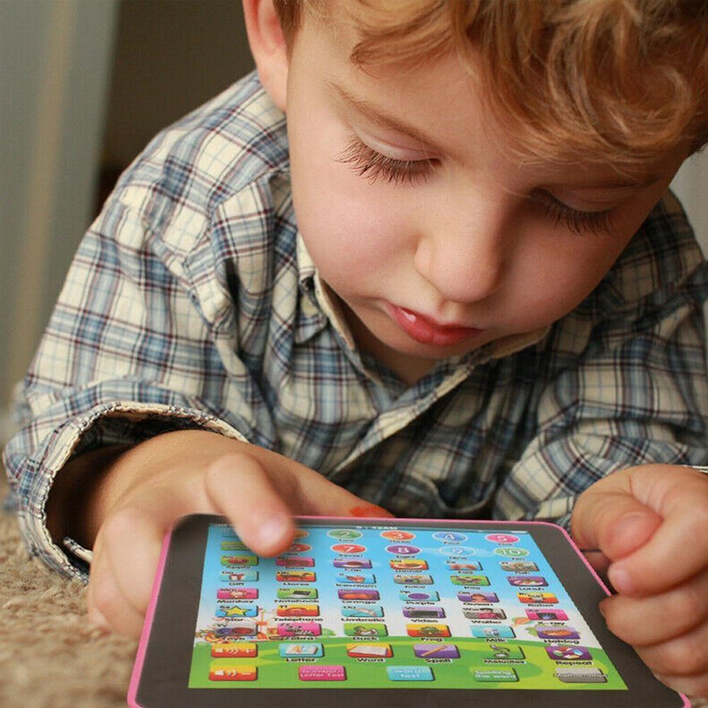 Kinesisk og engelsk læringsmaskine alfabet baby tablet pædagogisk legetøj til børn elektronisk touch tablet computer børn legetøj