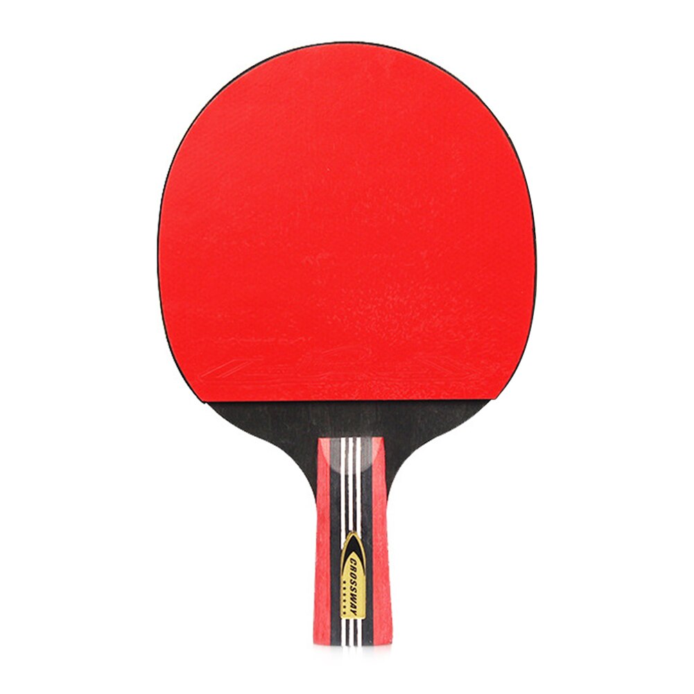 Sideband Pingpong Ball Double Sided 6 Star Exercise Rubber Bats Racquet Bag Beginner Table Tennis Racket Set Sports: Short