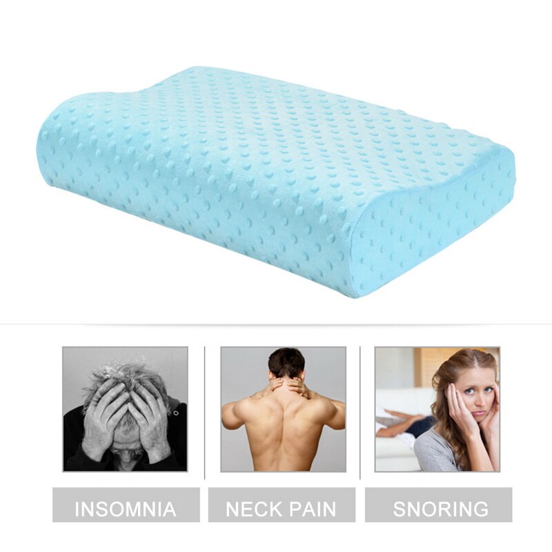 Memory Foam Kussen Bed Orthopedisch Kussen Massage Voor Slapen Nek Pijn Cervicale Bamboe Bed Kussens