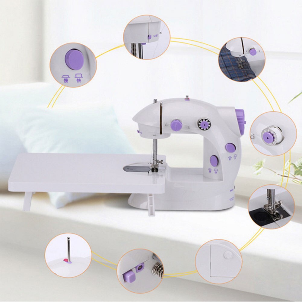 Machines Needlework Sewing Mini Stitch Sew Portable Cordless Clothes Handheld Fabrics Electrec Sewing Machine Stitch Set