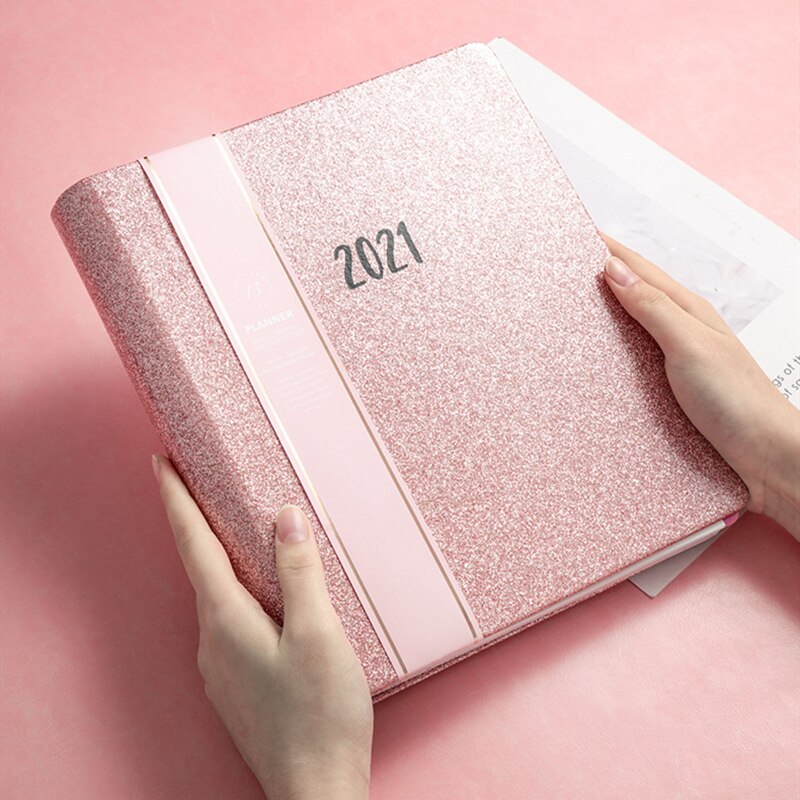 English Planner B5 Notebook Business Coil Notebook Daily Weekly Monthly Plan Notepad Office School Stationery Supplies