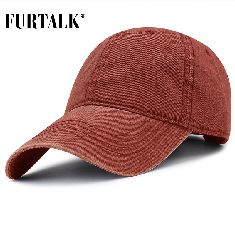 Furtalk vintage baseball cap kvinder mænd vasket bomuld hestehale baseball caps mænd snapback hip pop hat sort sommer kasket til kvinder