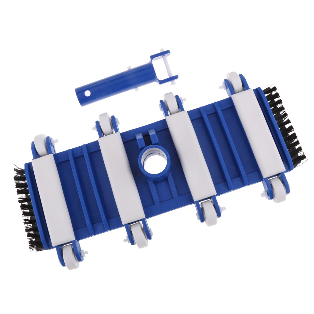 15'' Weighted Flexible Swimming Pool Vacuum Head, Swivel, Plastic Pole Handle