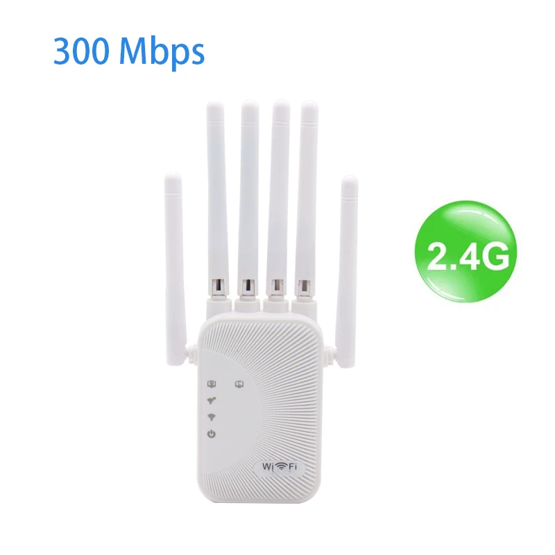 2.4g/5 wzmacniacze sygnału wi-fi 1200 mb/s, wzmacniacz sygnału wi-fi, wzmacniacz sygnału bezprzewodowego, router o dużym zasięgu, wzmacniacz sygnału do domu: Zielony / Wtyczka amerykańska